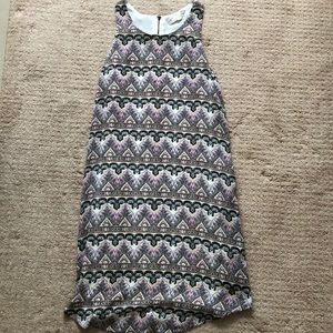 Aztec pattern swing dress